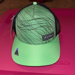 Grayhawk Golf Club Green Black Adjustable Golf Hat Cap Pukka Juniors  NWT
